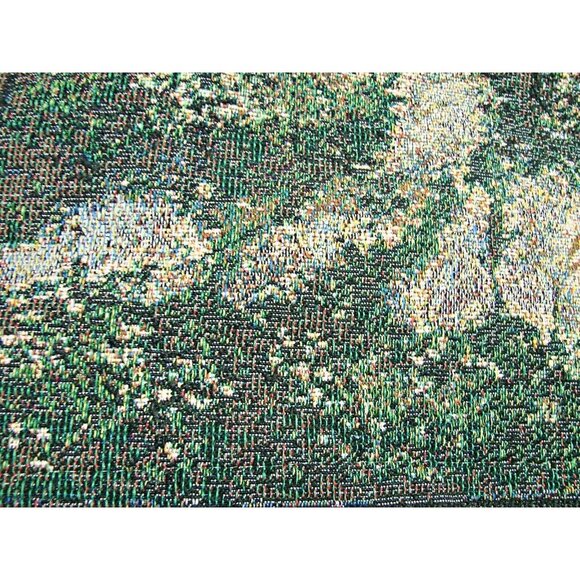 Mohawk Cafe De Paris Tapestry Wall Hanging Decor Art Size 54x38" 2002 Made USA - Picture 9 of 11